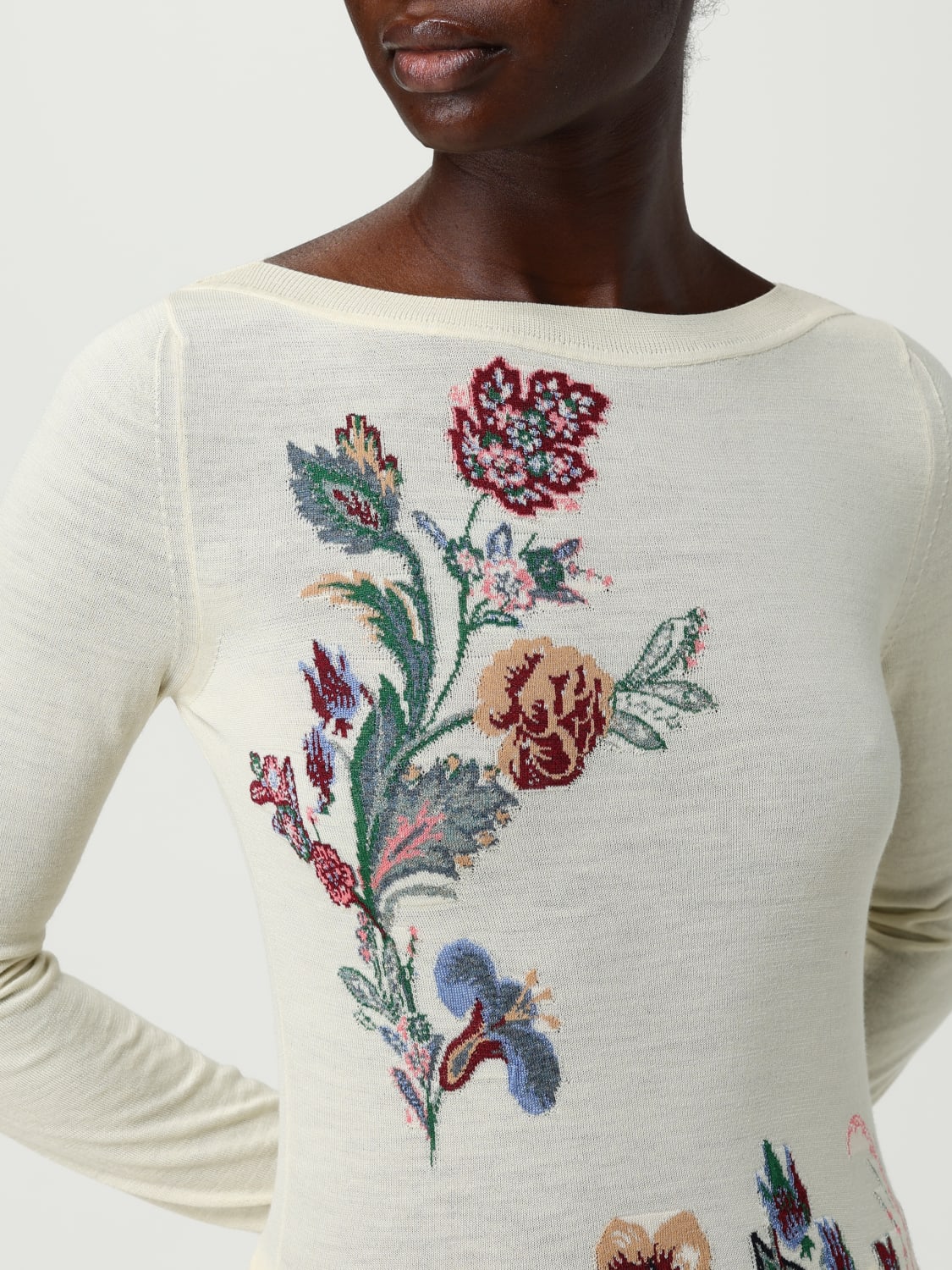 ETRO PULLOVER: Pullover damen Etro, Yellow Cream - Img 5