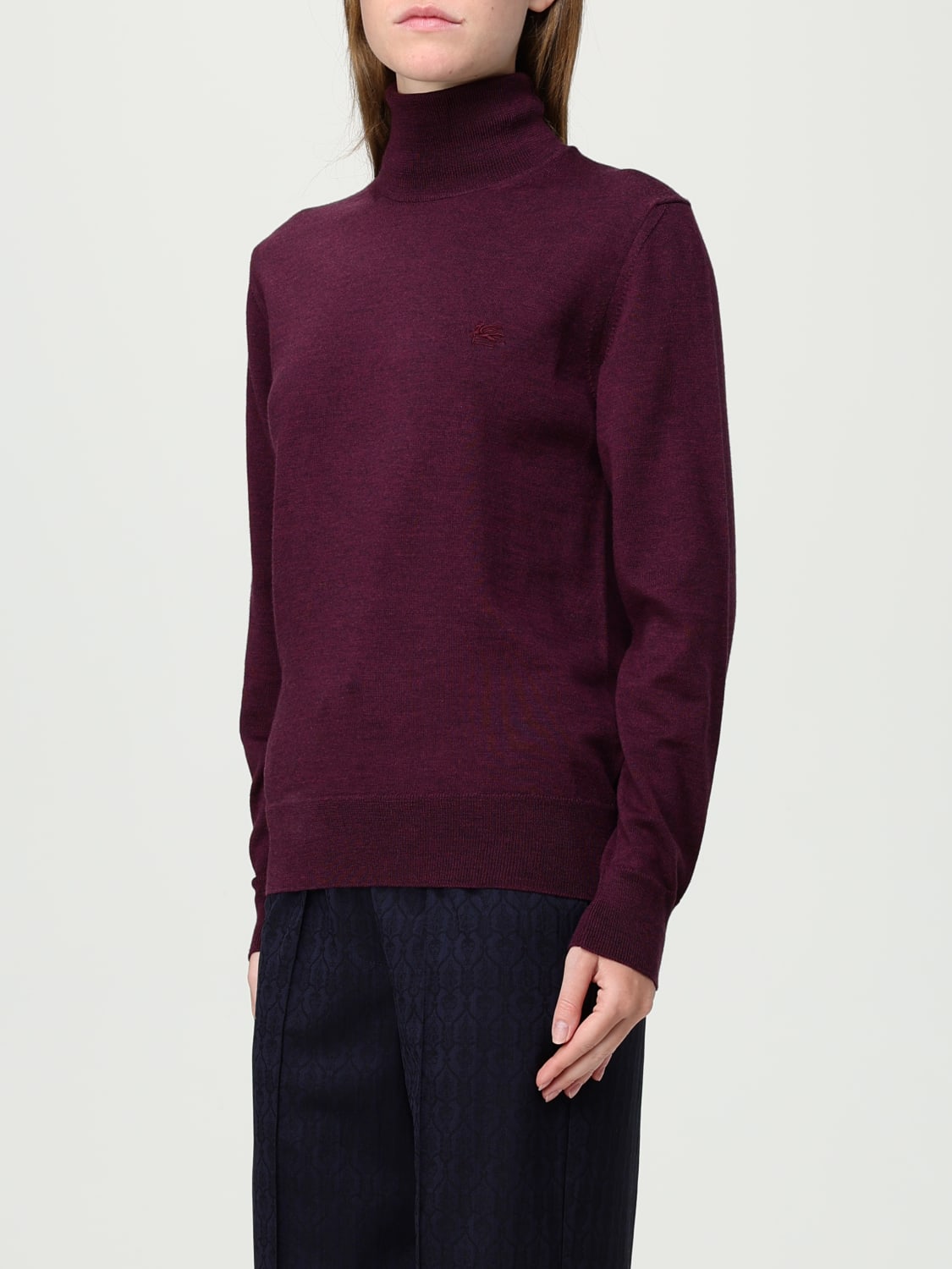 ETRO SWEATER: Sweater woman Etro, Yellow Cream - Img 4