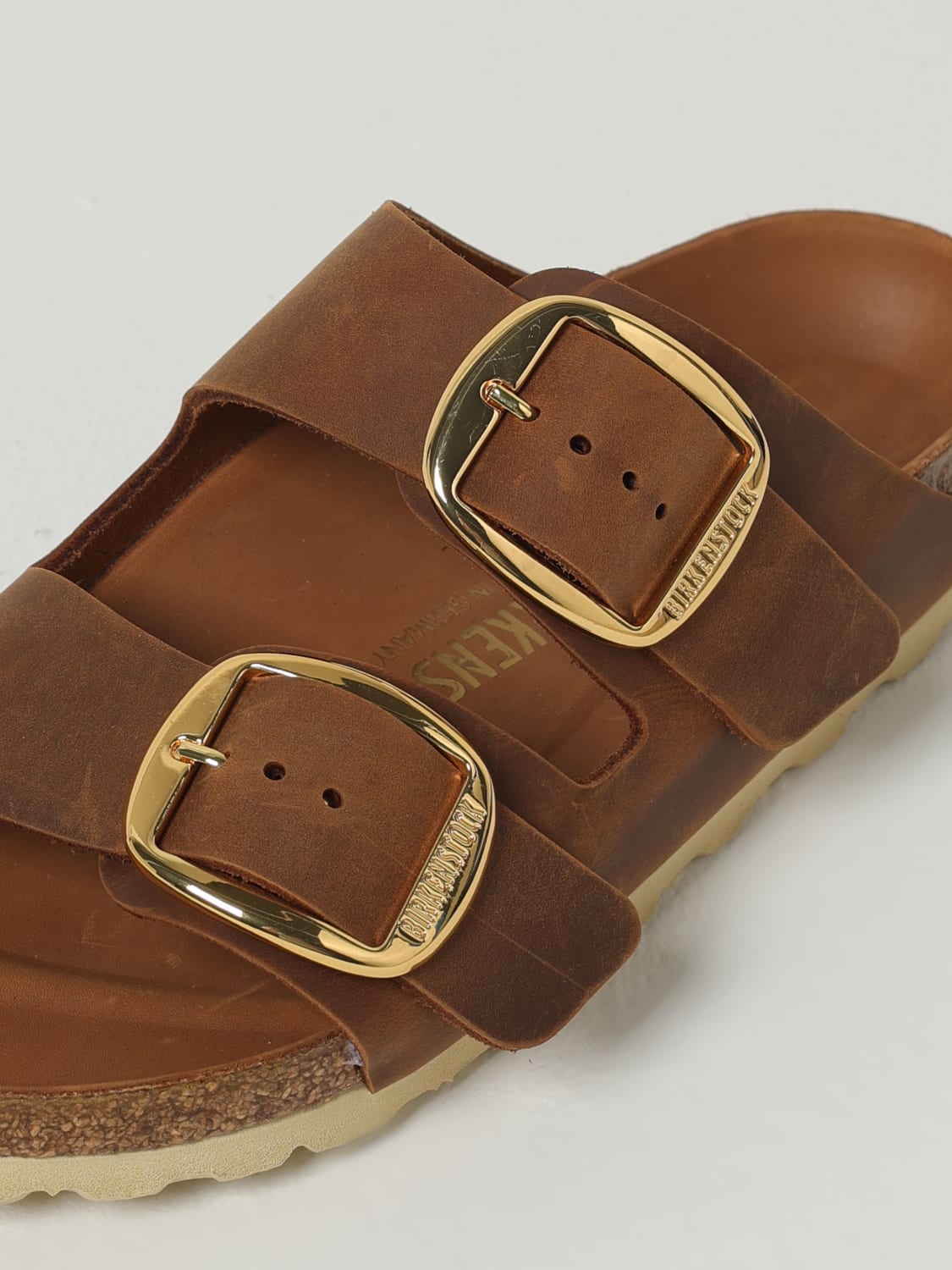 BIRKENSTOCK HEELED SANDAL: Shoes woman Birkenstock, Honey - Img 4