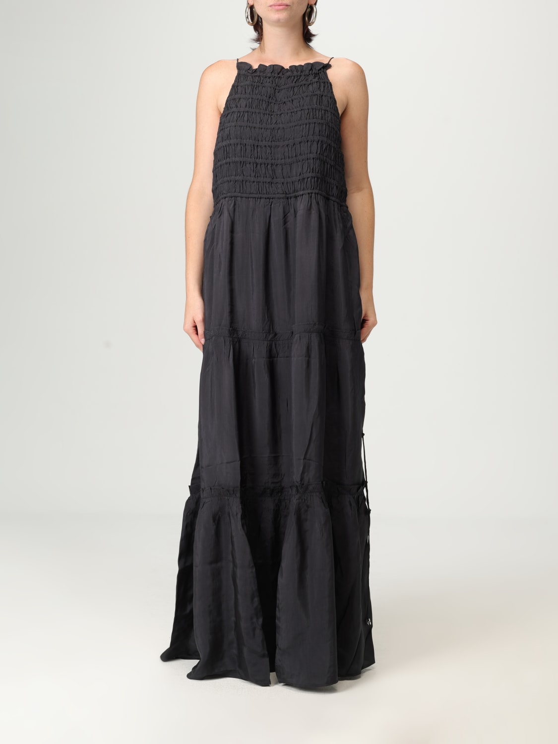 GANNI ROBE: Jupe femme Ganni, Gris - Img 1