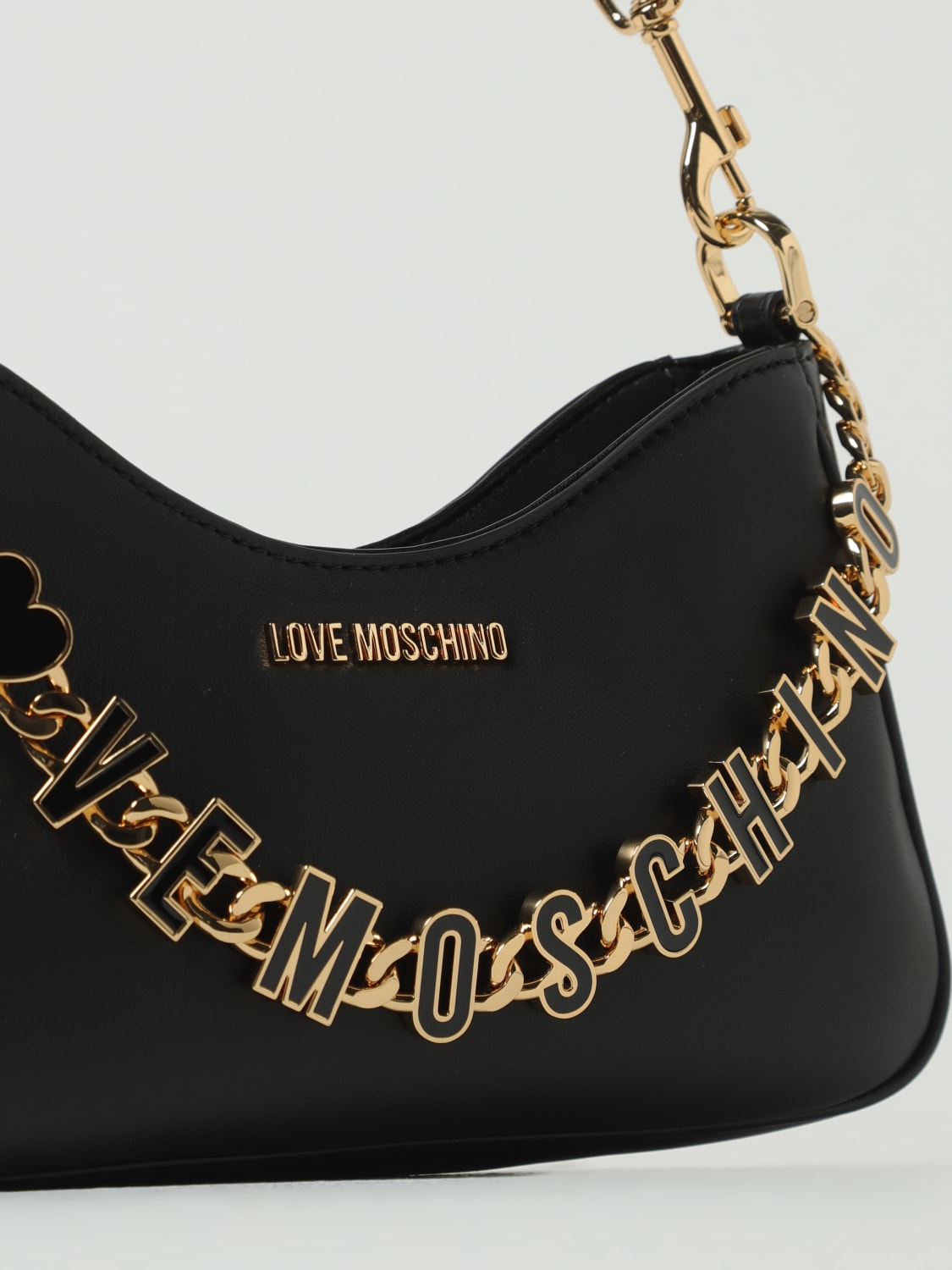 LOVE MOSCHINO BOLSO DE HOMBRO: Bolso de mano mujer Love Moschino, Negro - Img 3