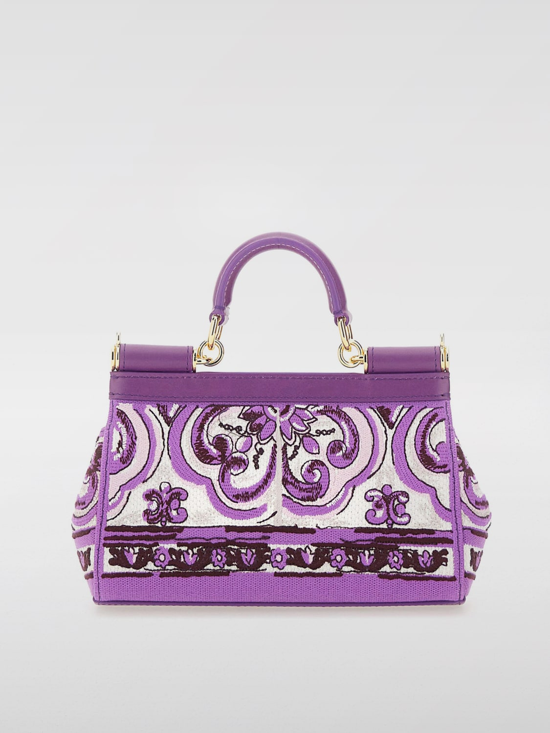 DOLCE & GABBANA HANDTASCHE: Schultertasche damen Dolce & Gabbana, Violett - Img 2