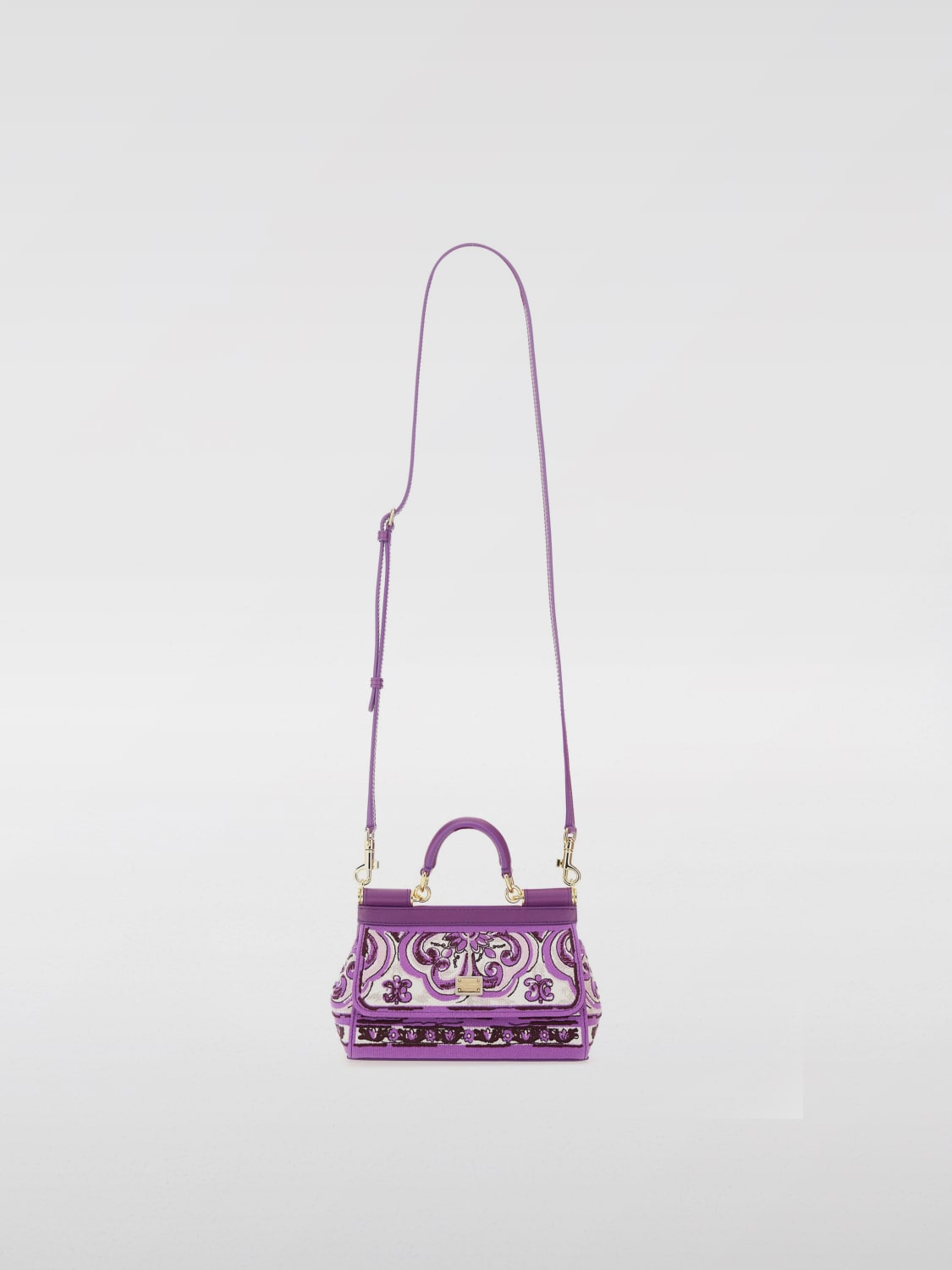 DOLCE & GABBANA HANDTASCHE: Schultertasche damen Dolce & Gabbana, Violett - Img 3