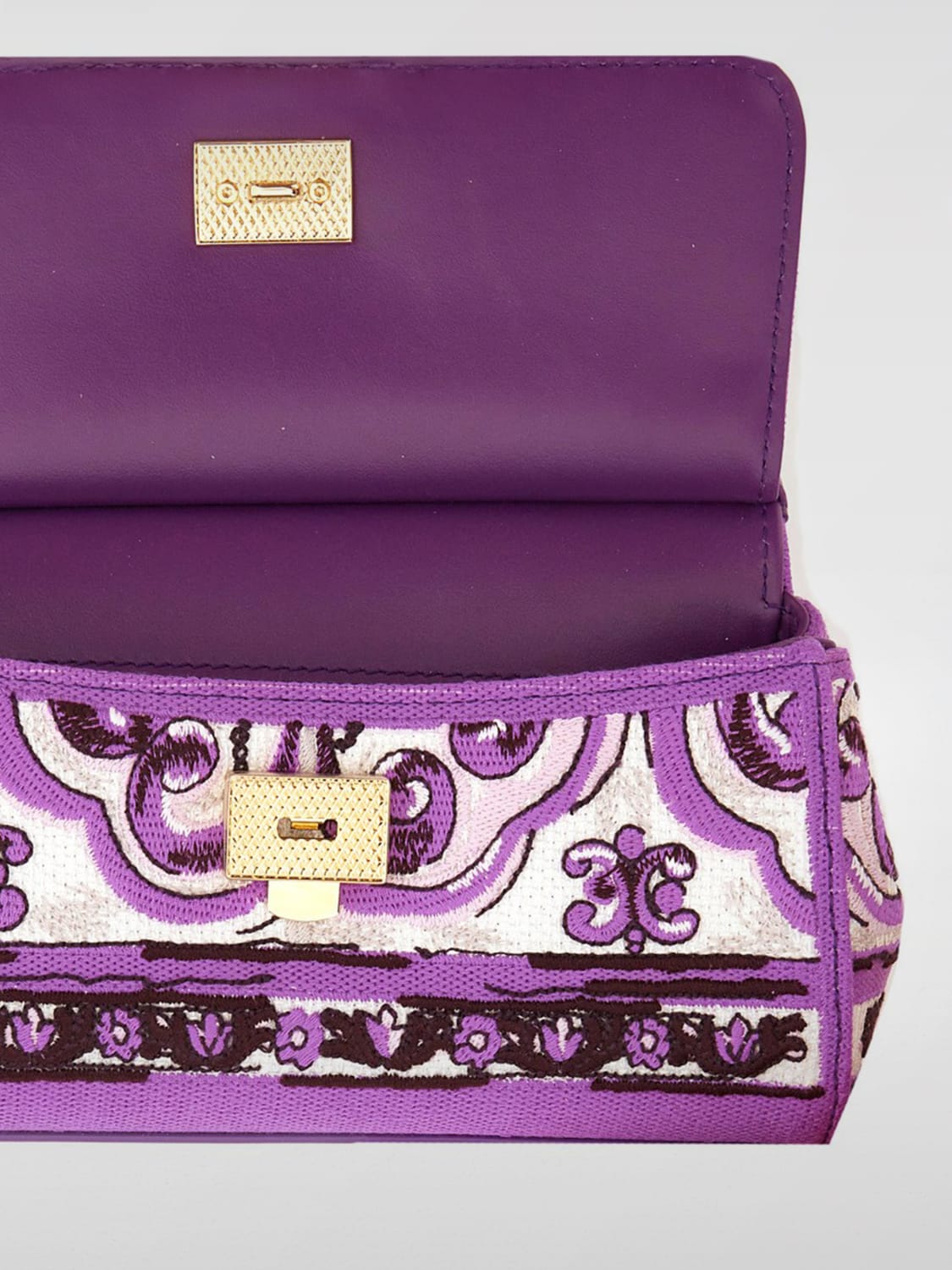 DOLCE & GABBANA HANDTASCHE: Schultertasche damen Dolce & Gabbana, Violett - Img 5