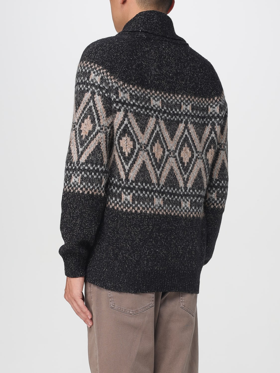 BRUNELLO CUCINELLI SWEATER: Sweater men Brunello Cucinelli, Black - Img 3