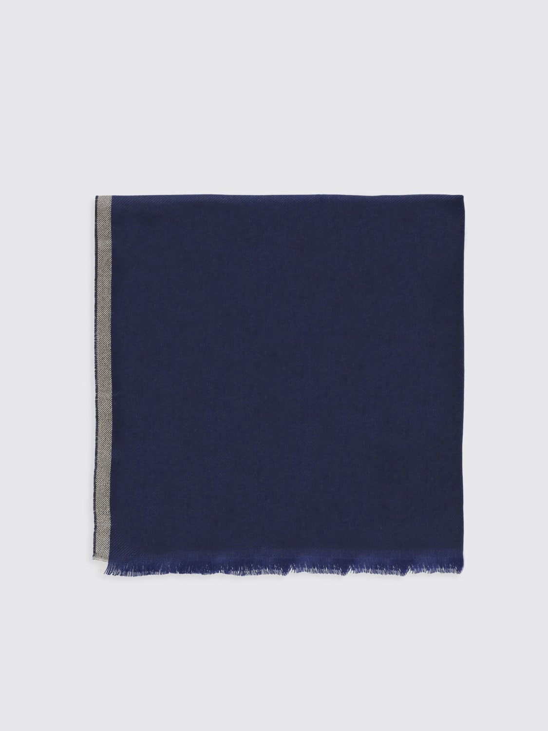 BRUNELLO CUCINELLI SCARF: Scarf men Brunello Cucinelli, Blue - Img 1