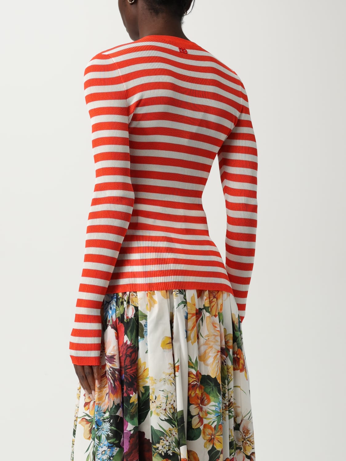 DOLCE & GABBANA JERSEY: Cárdigan mujer Dolce & Gabbana, Naranja - Img 3