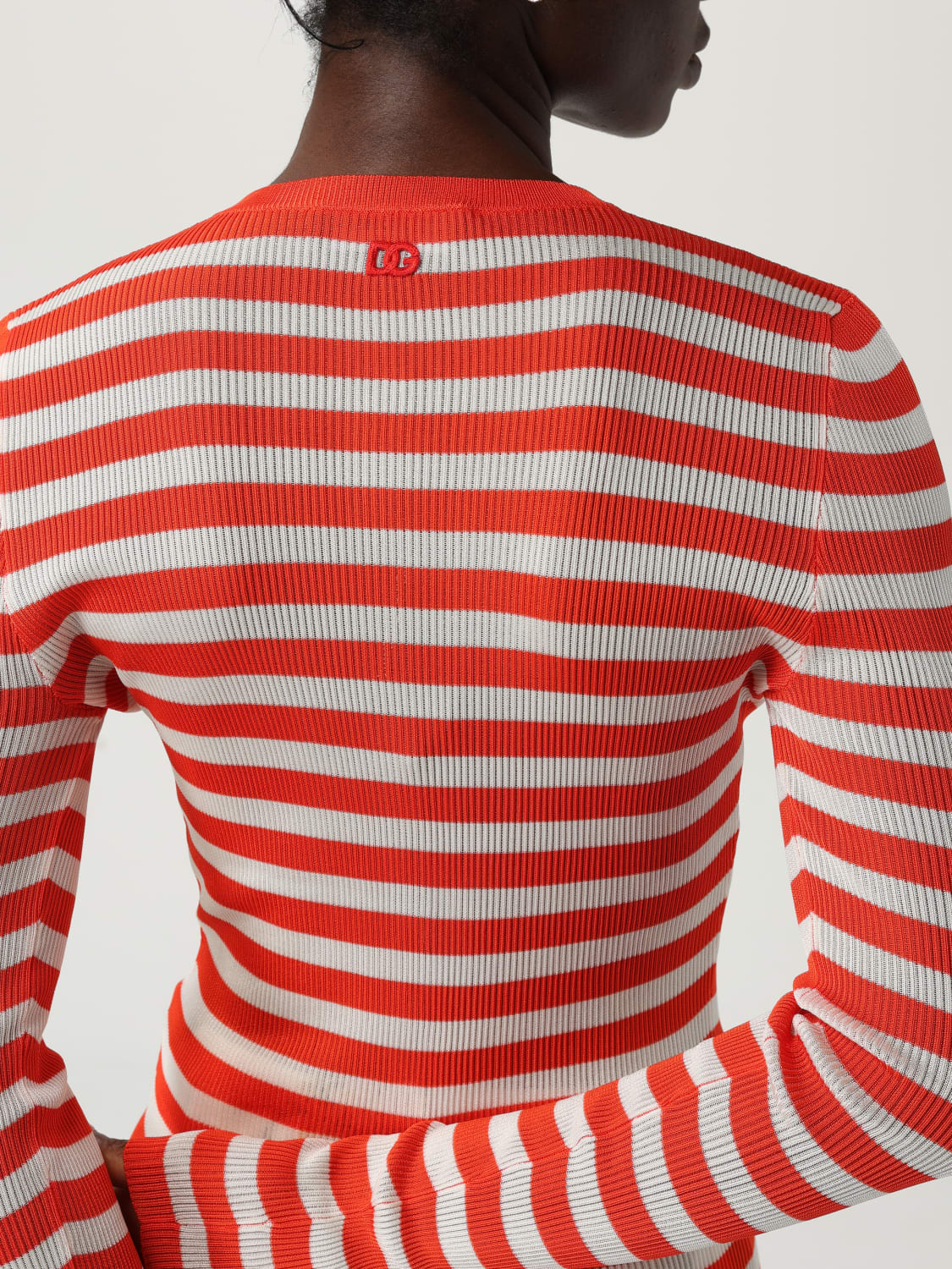 DOLCE & GABBANA JERSEY: Cárdigan mujer Dolce & Gabbana, Naranja - Img 5