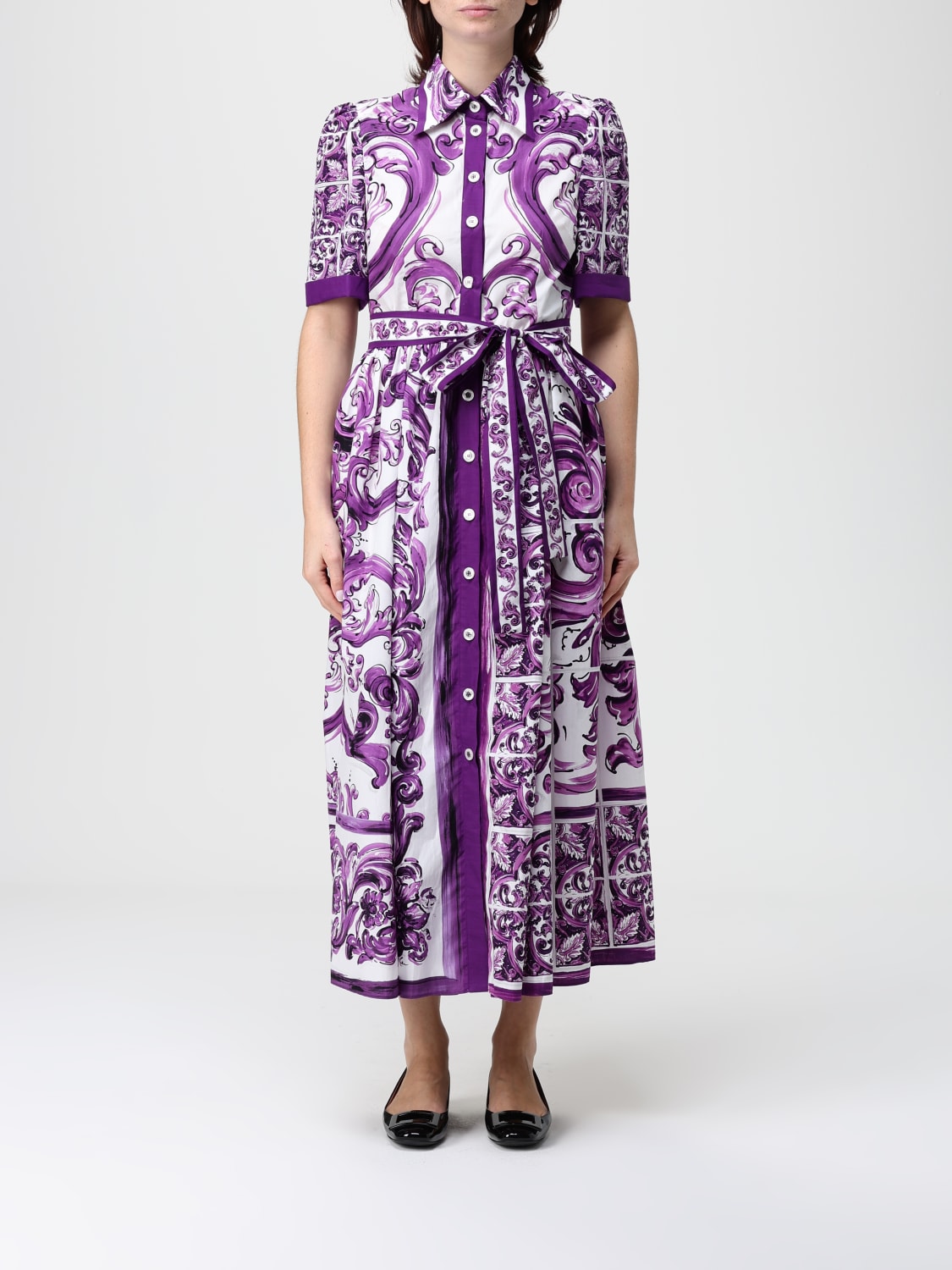 DOLCE & GABBANA ROBE: Robes femme Dolce & Gabbana, Violet - Img 1