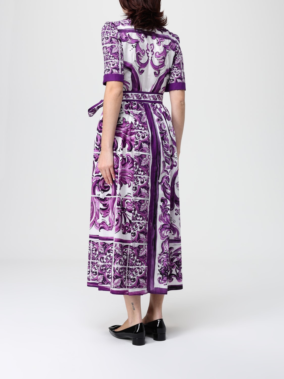 DOLCE & GABBANA ROBE: Robes femme Dolce & Gabbana, Violet - Img 2