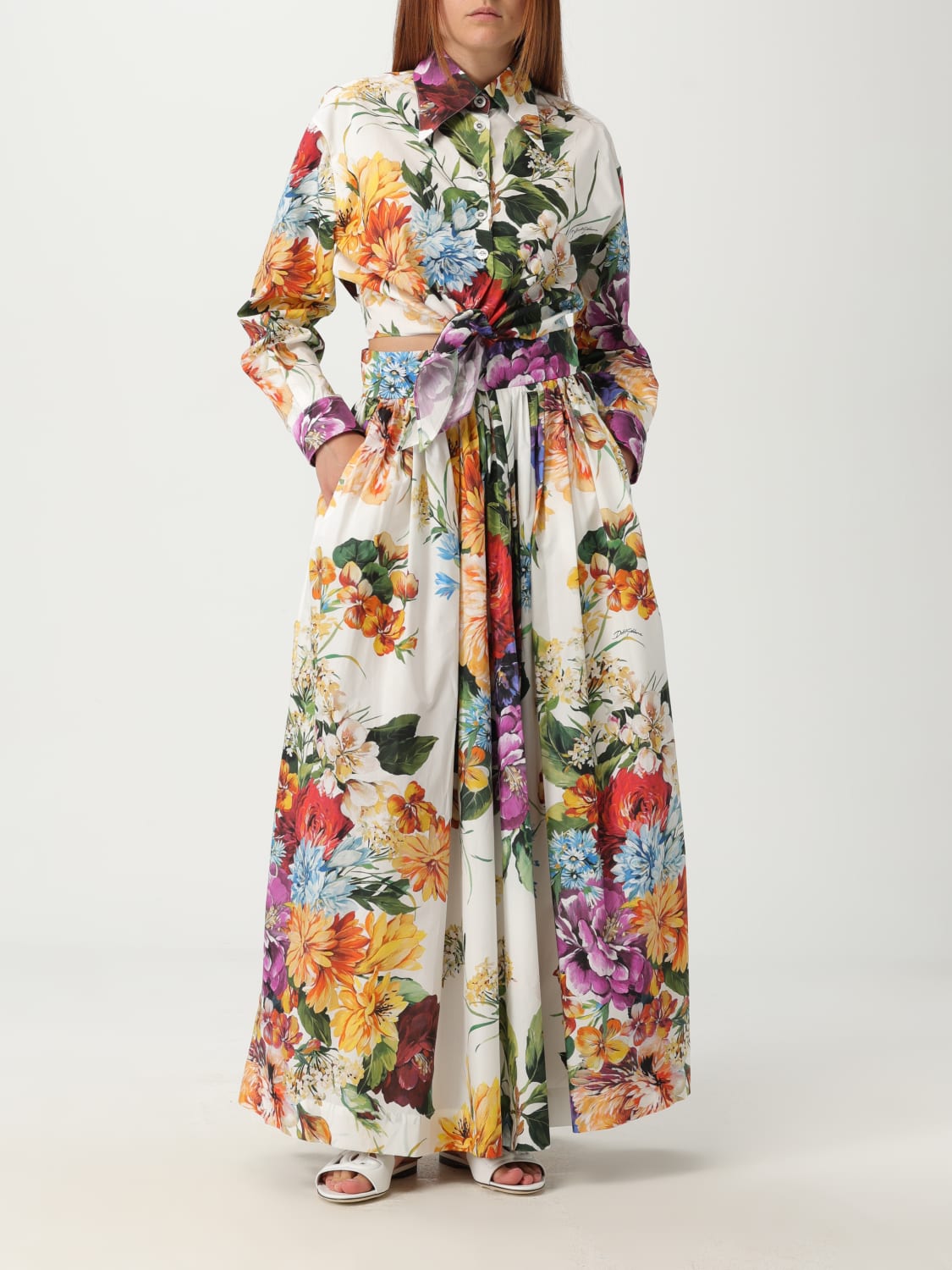 DOLCE & GABBANA CHEMISE: Top femme Dolce & Gabbana, Multicolore - Img 2