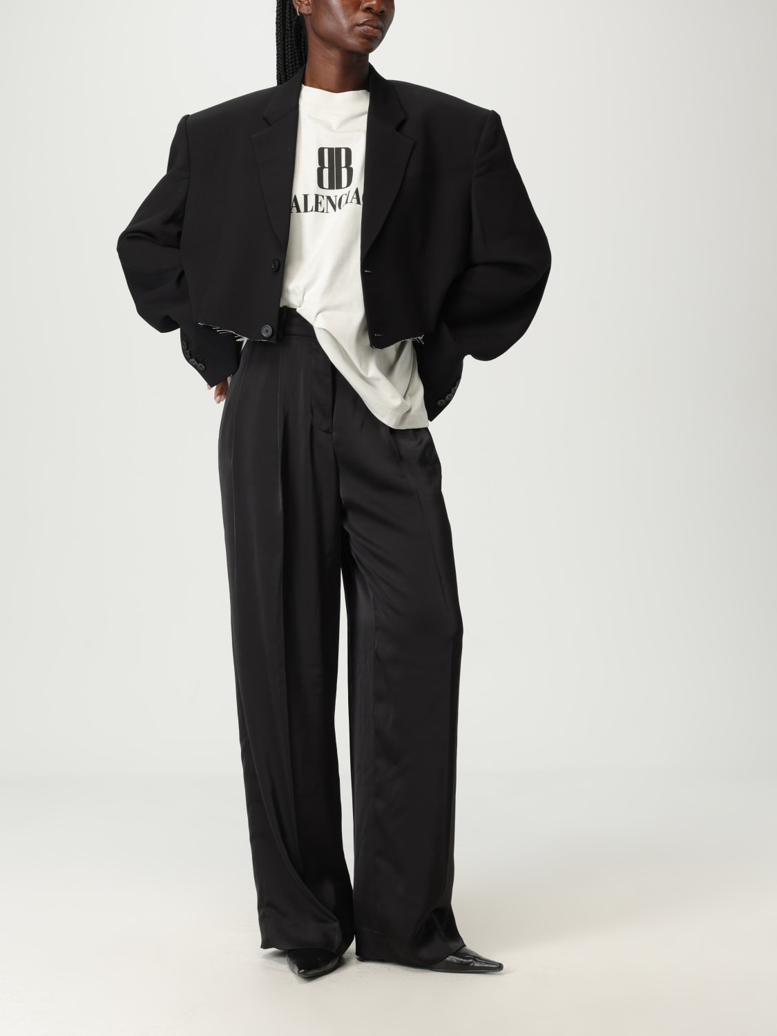 BALENCIAGA CAMISETA: Camiseta mujer Balenciaga, Blanco - Img 2