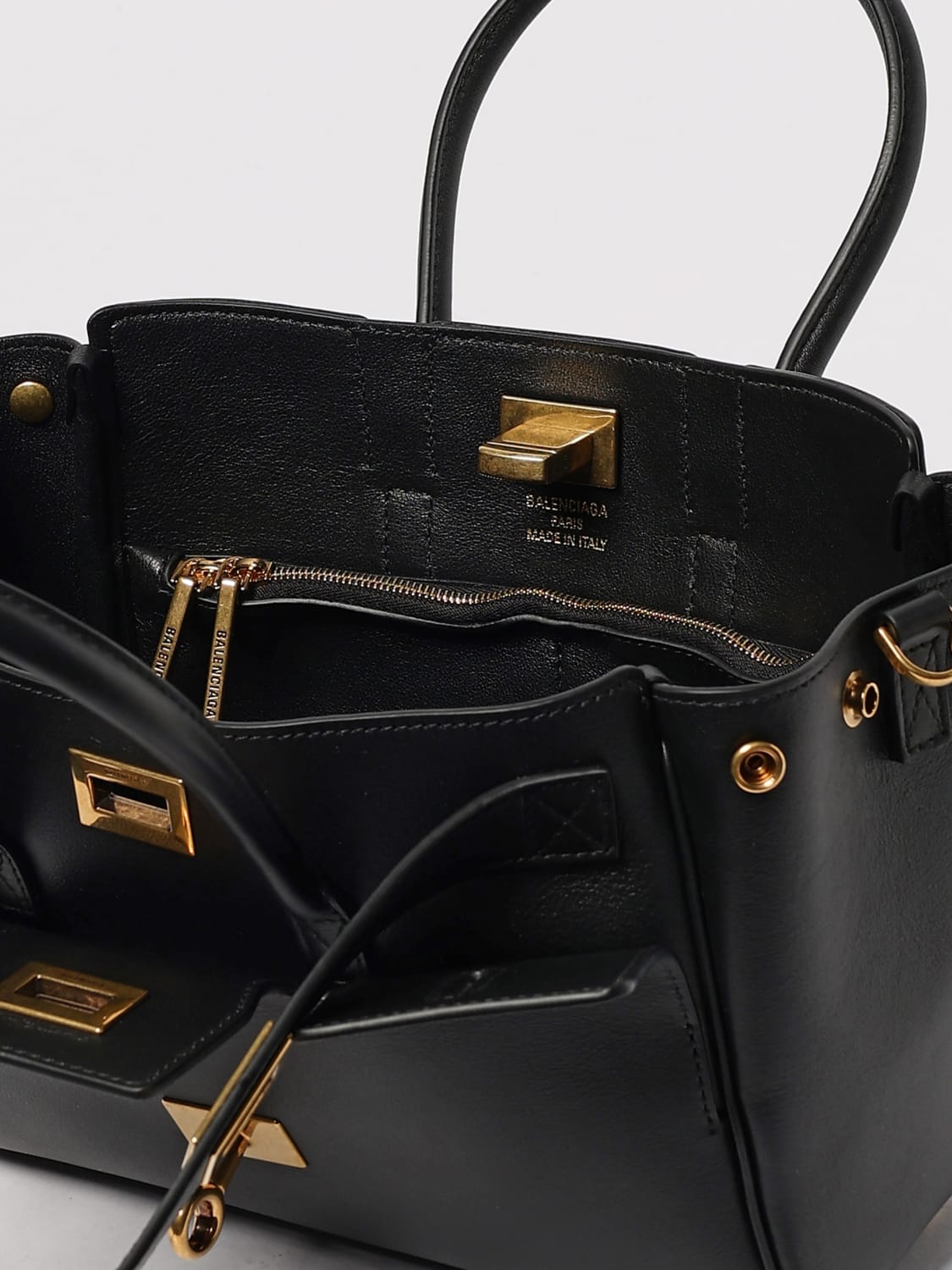 BALENCIAGA MINI BAG: Shoulder bag woman Balenciaga, Black - Img 5