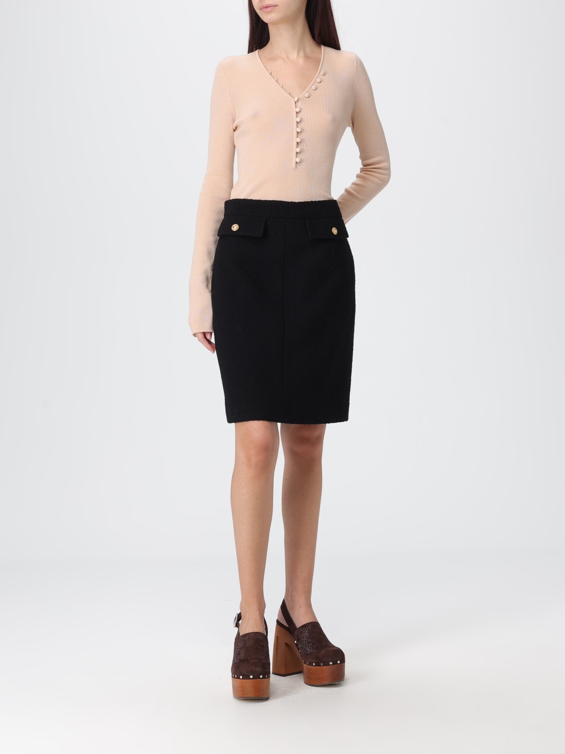 CHLOÉ SKIRT: Skirt woman ChloÉ, Black - Img 2