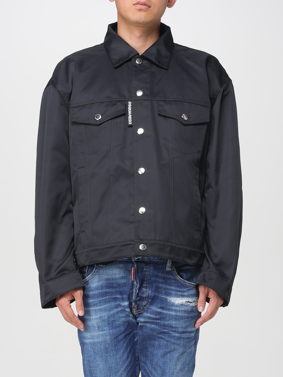 DSQUARED2 JACKET: Coat men Dsquared2, Black - Img 1