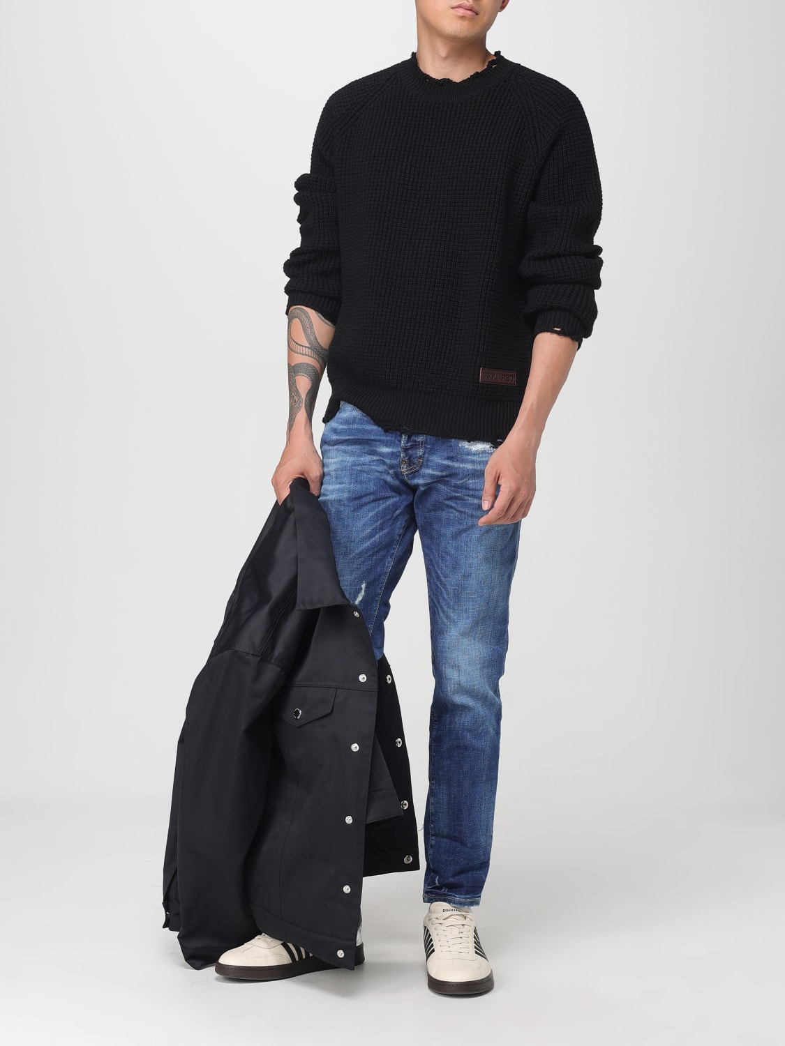 DSQUARED2 JACKET: Coat men Dsquared2, Black - Img 2