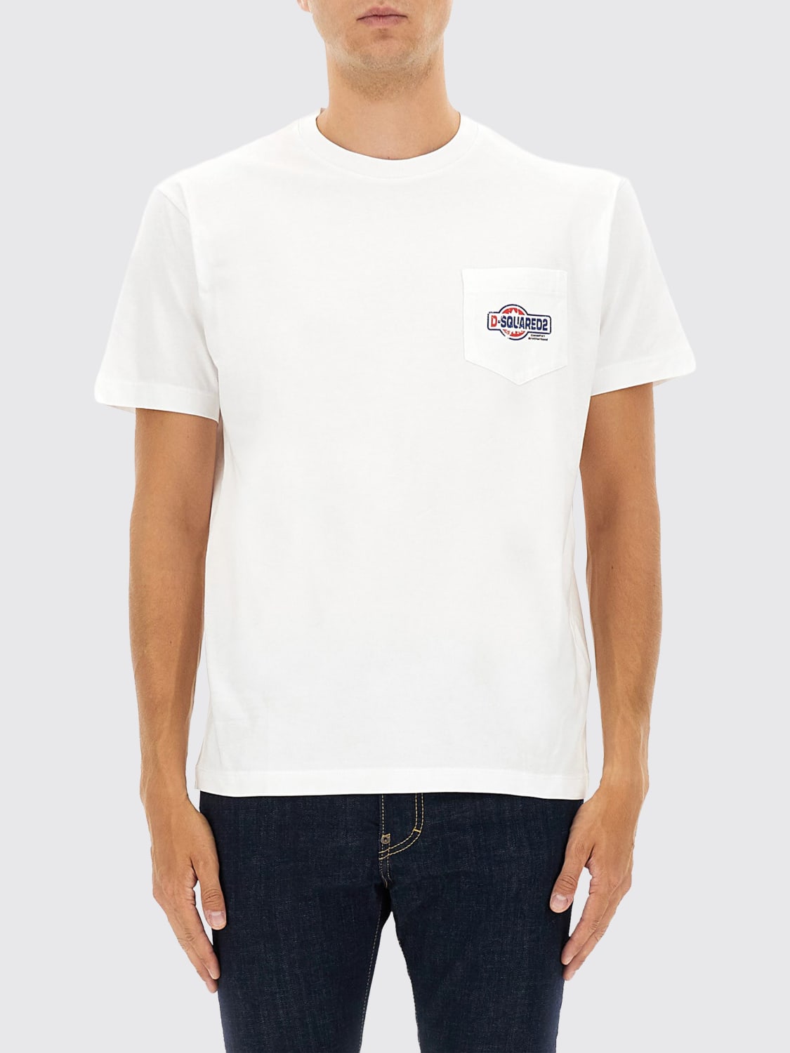 DSQUARED2 T-SHIRT: T-shirt men Dsquared2, White - Img 1