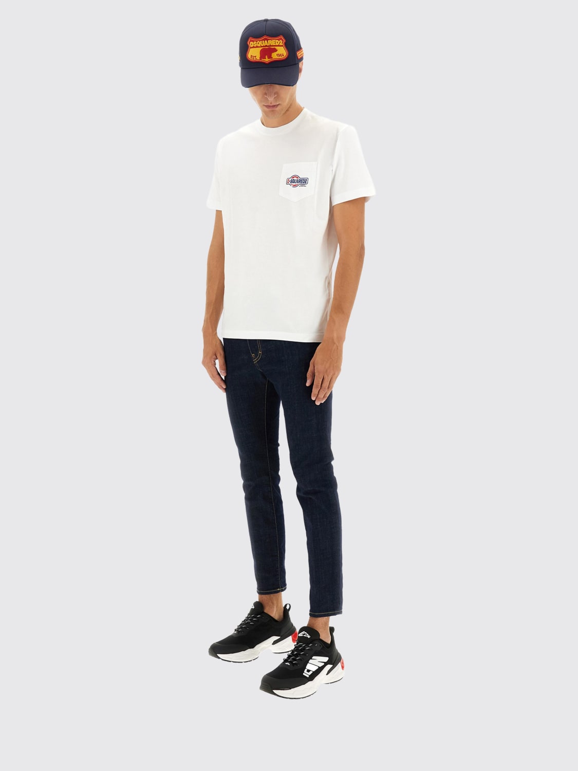 DSQUARED2 T-SHIRT: T-shirt men Dsquared2, White - Img 2