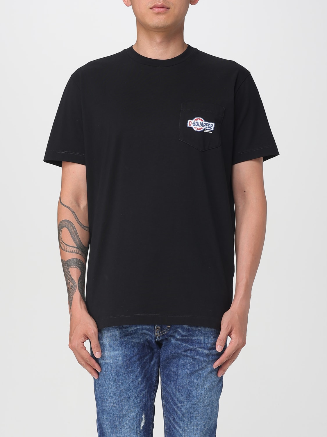 DSQUARED2 T-SHIRT: T-shirt homme Dsquared2, Noir - Img 1