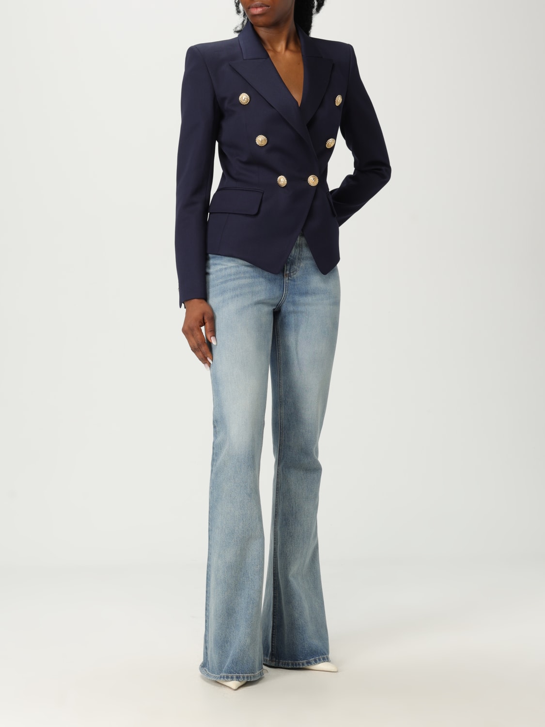 BALMAIN CHAQUETA: Chaqueta mujer Balmain, Marino - Img 2