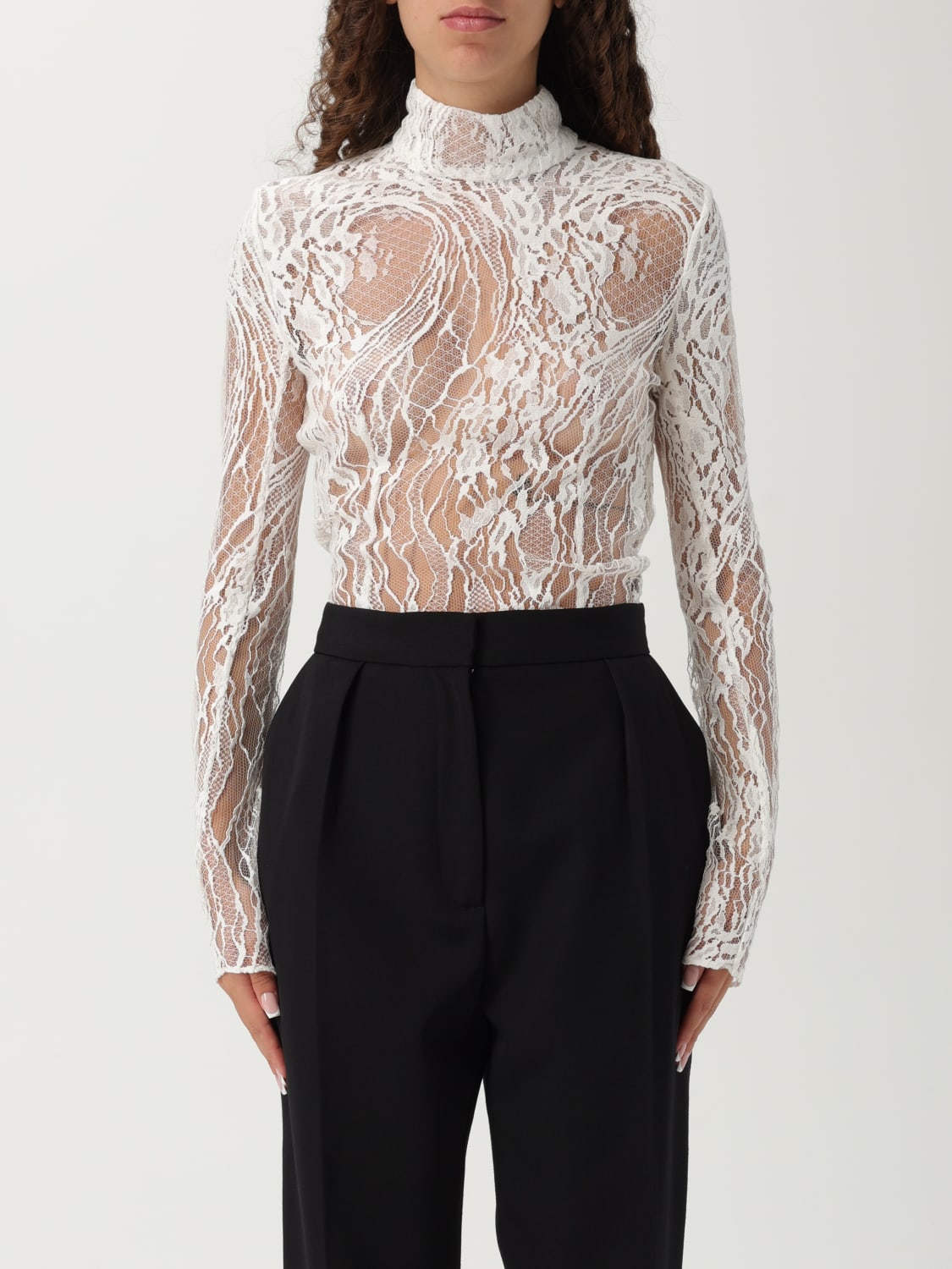 BALMAIN トップス: トップス レディース Balmain, ホワイト - Img 1
