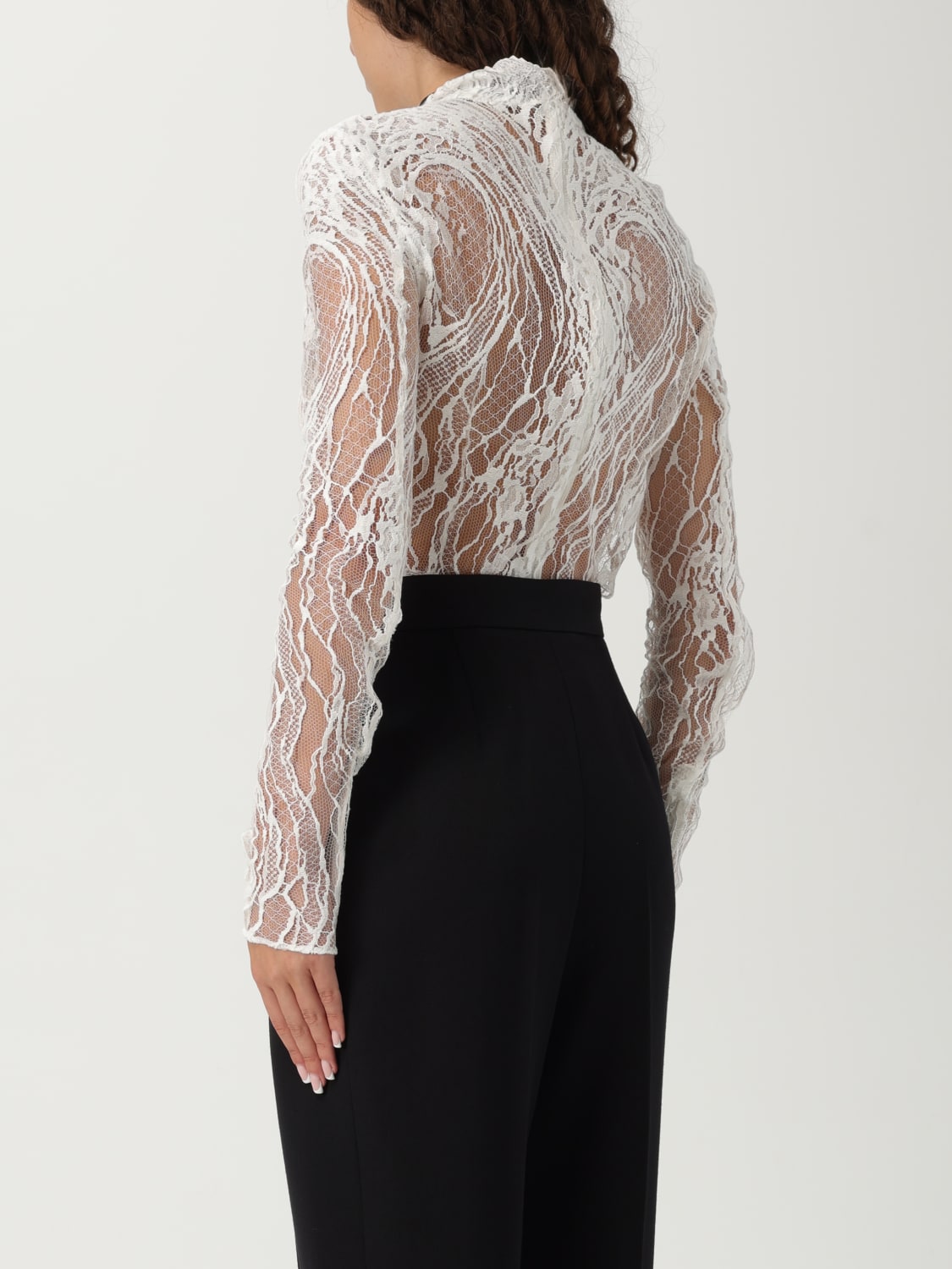 BALMAIN トップス: トップス レディース Balmain, ホワイト - Img 3