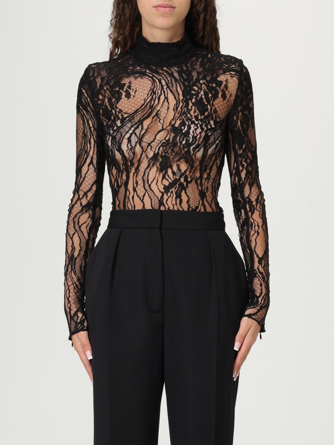 BALMAIN TOP: Top femme Balmain, Noir - Img 1