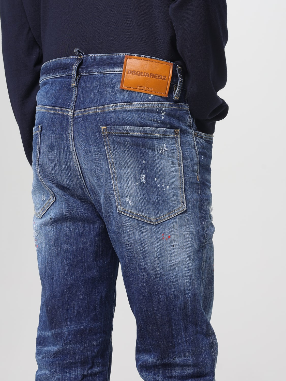 DSQUARED2 JEANS: Jeans homme Dsquared2, Bleu - Img 3