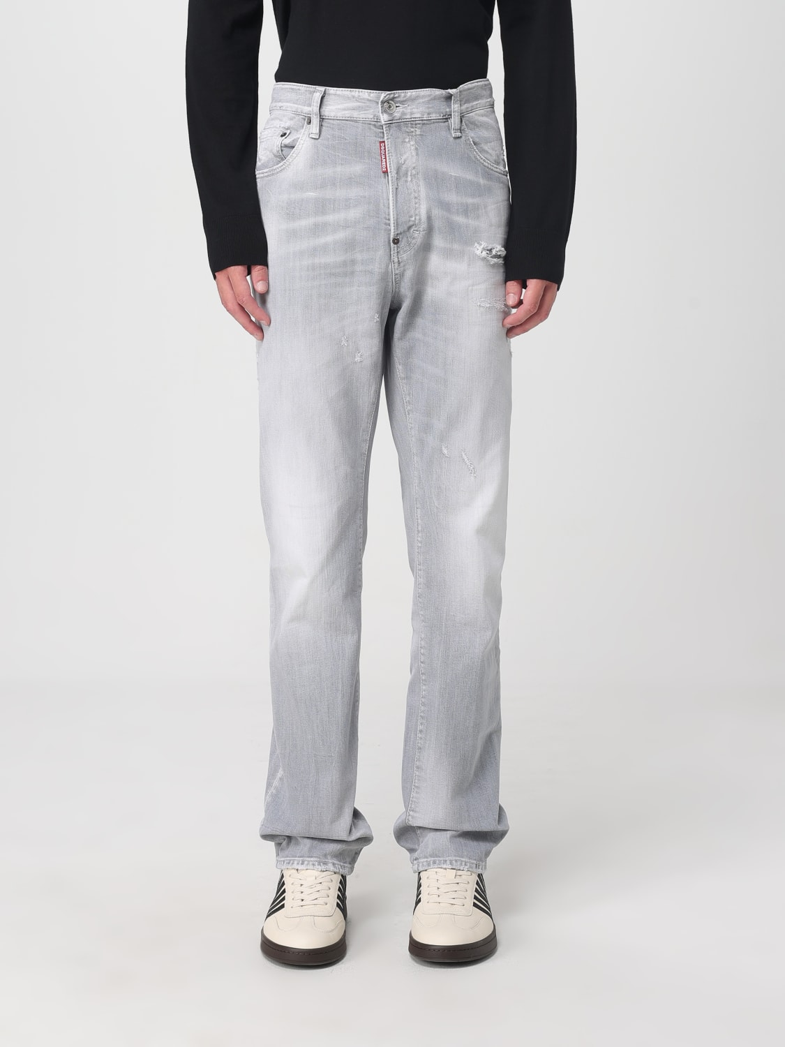 DSQUARED2 JEANS: Jeans hombre Dsquared2, Gris - Img 1