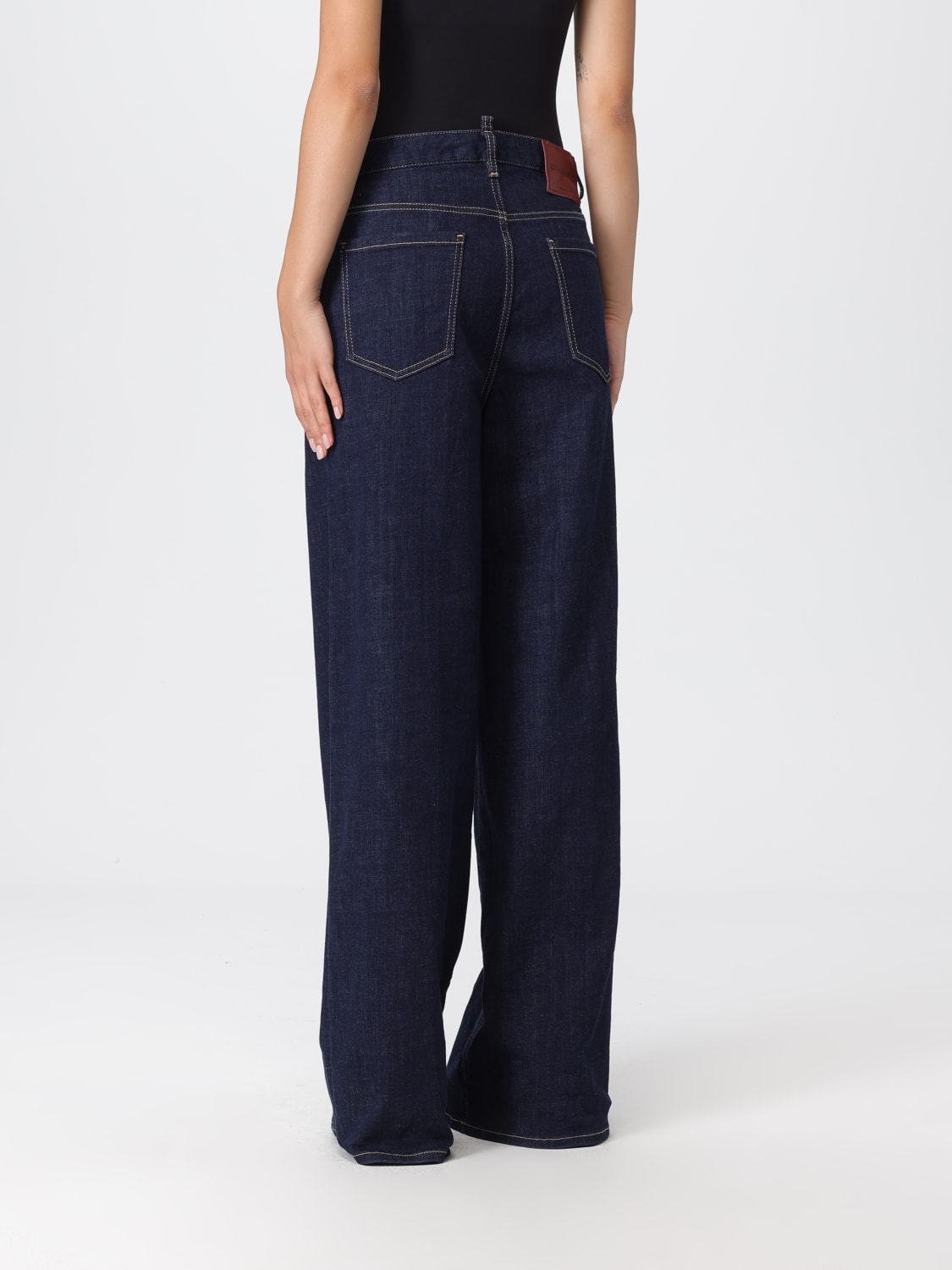 DSQUARED2 VAQUEROS: Vaquero mujer Dsquared2, Azul Oscuro - Img 2