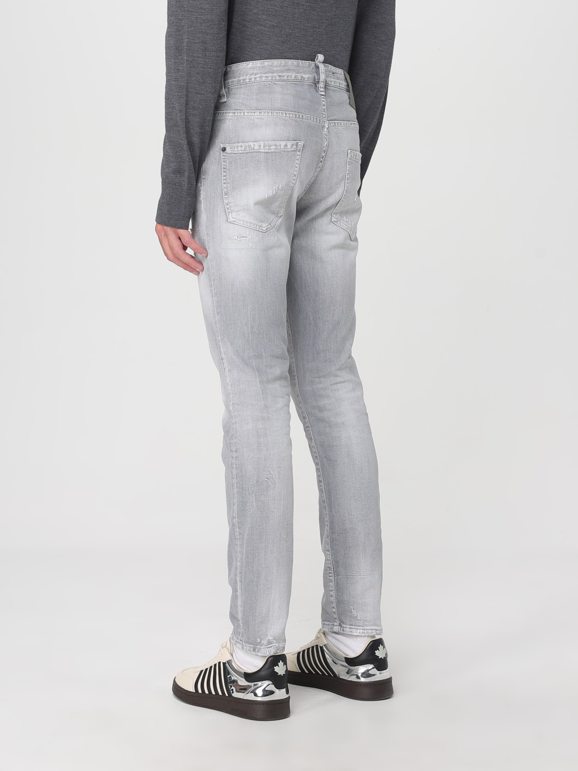 DSQUARED2 JEANS: Jeans homme Dsquared2, Gris - Img 2