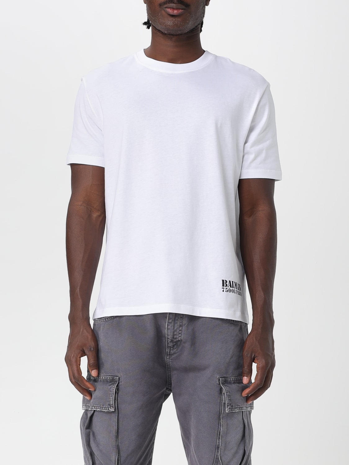 BALMAIN T-SHIRT: T-shirt men Balmain, White - Img 1