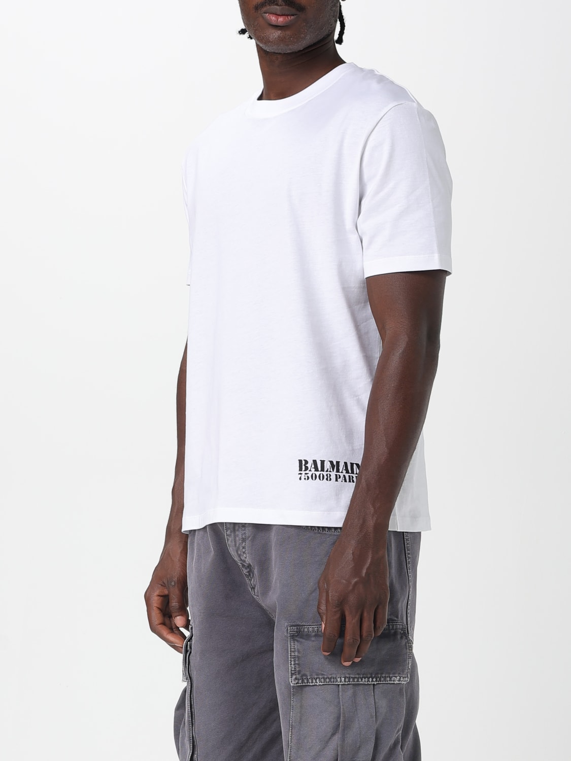 BALMAIN T-SHIRT: T-shirt men Balmain, White - Img 4