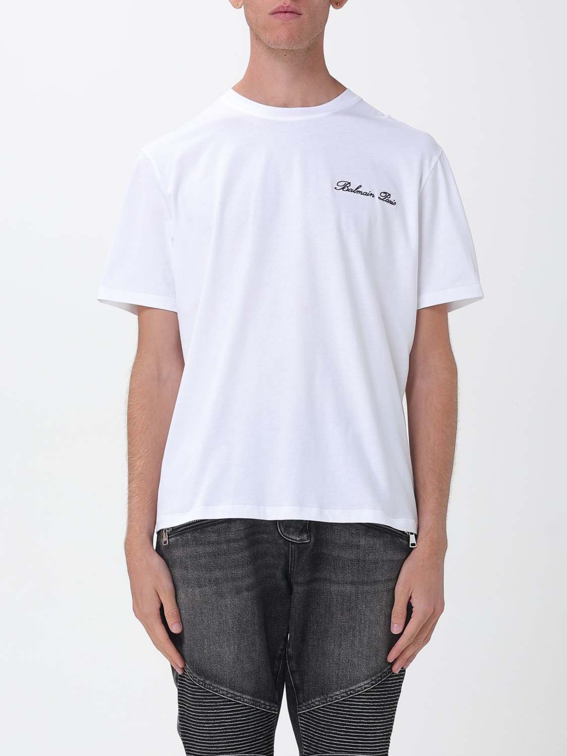 BALMAIN T-SHIRT: T-shirt men Balmain, White - Img 1