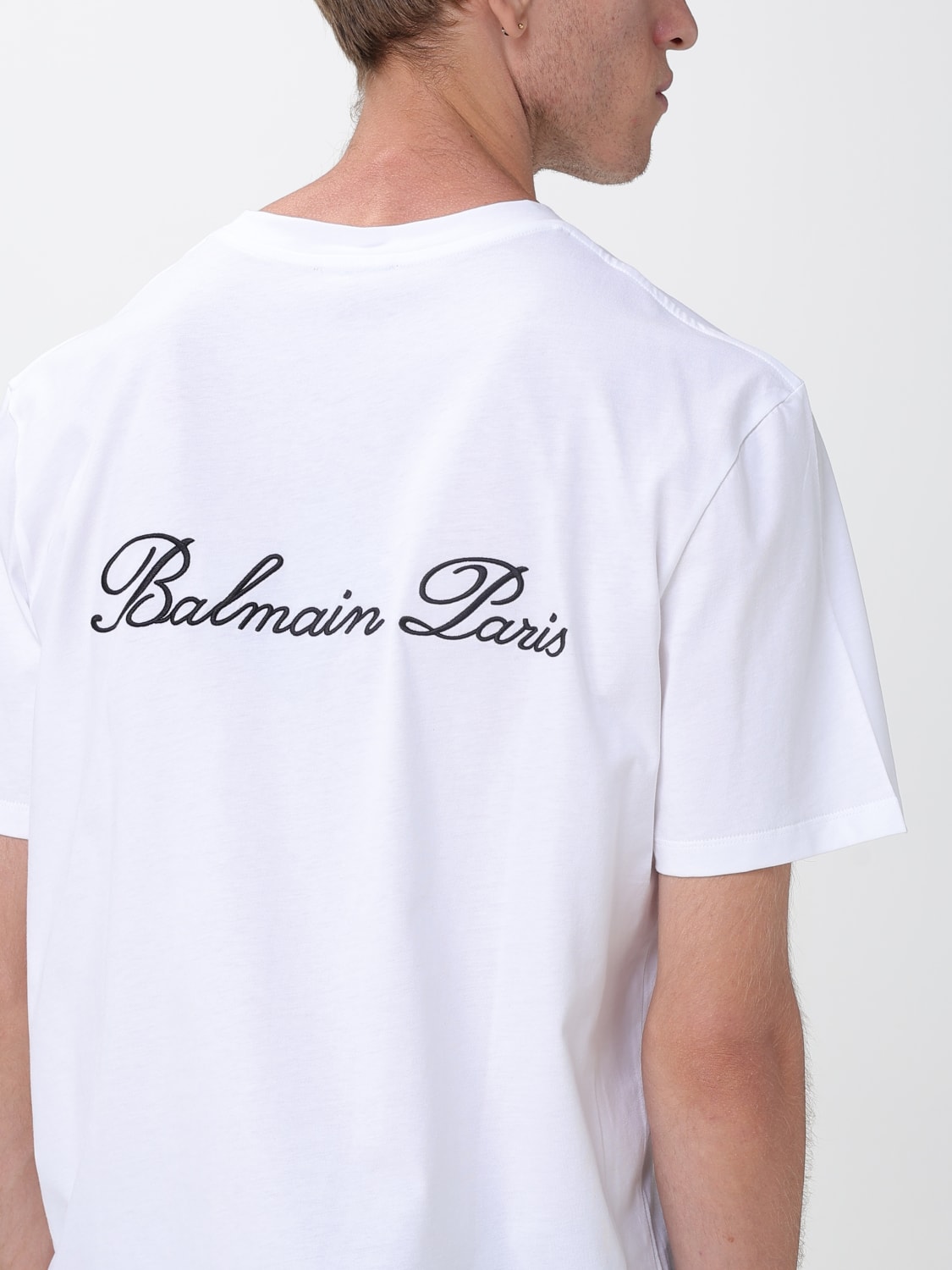 BALMAIN T-SHIRT: T-shirt men Balmain, White - Img 5