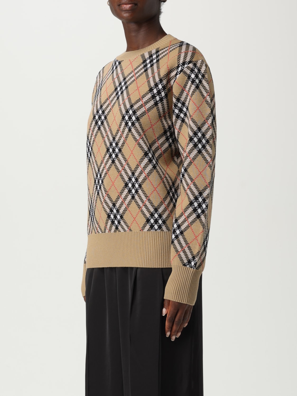 BURBERRY СВИТЕР: Свитер Женское Burberry, Песочный - Img 4