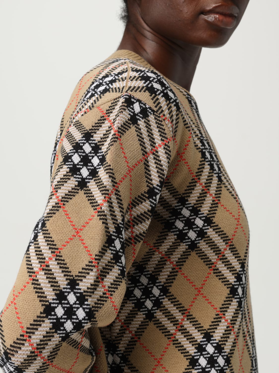 BURBERRY СВИТЕР: Свитер Женское Burberry, Песочный - Img 5