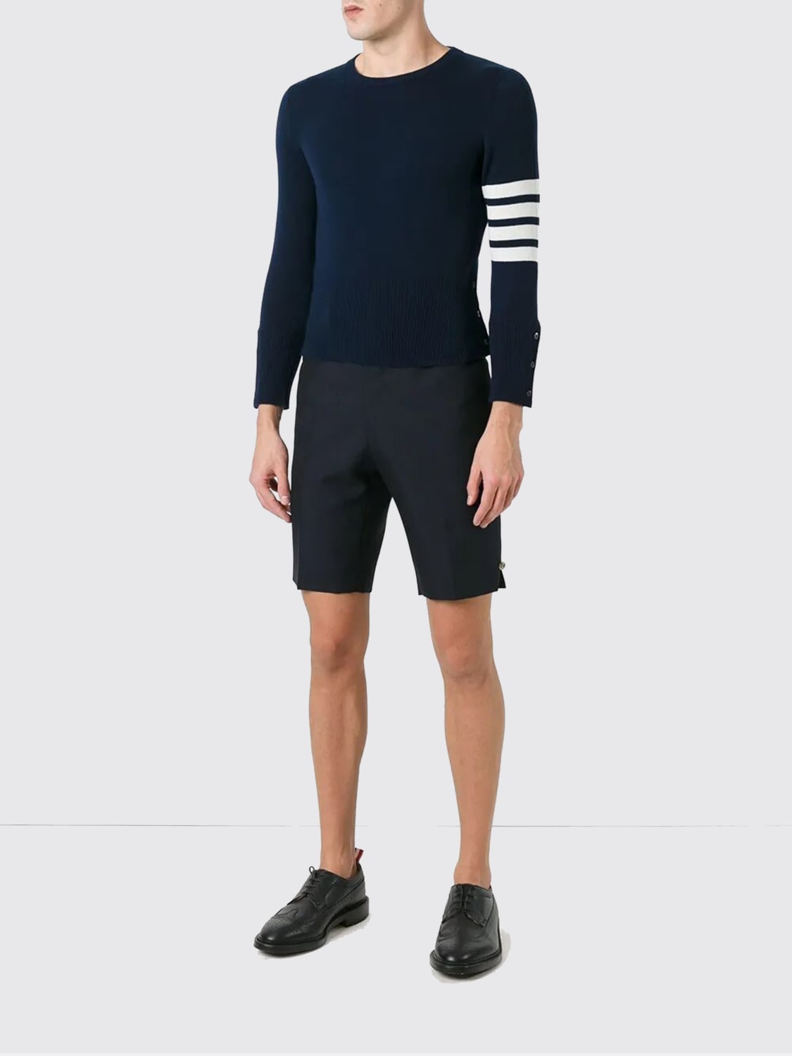 THOM BROWNE SWEATER: Sweater men Thom Browne, Navy - Img 2