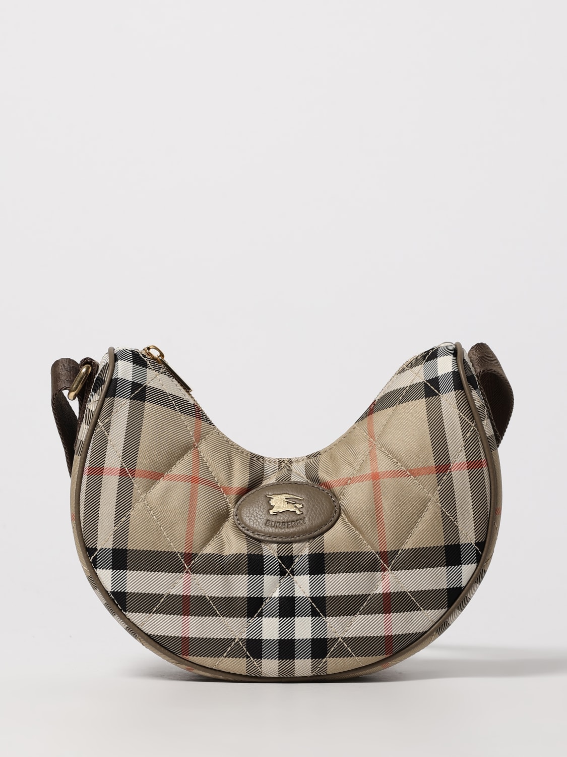 BURBERRY MINI BAG: Shoulder bag woman Burberry, Earth - Img 1