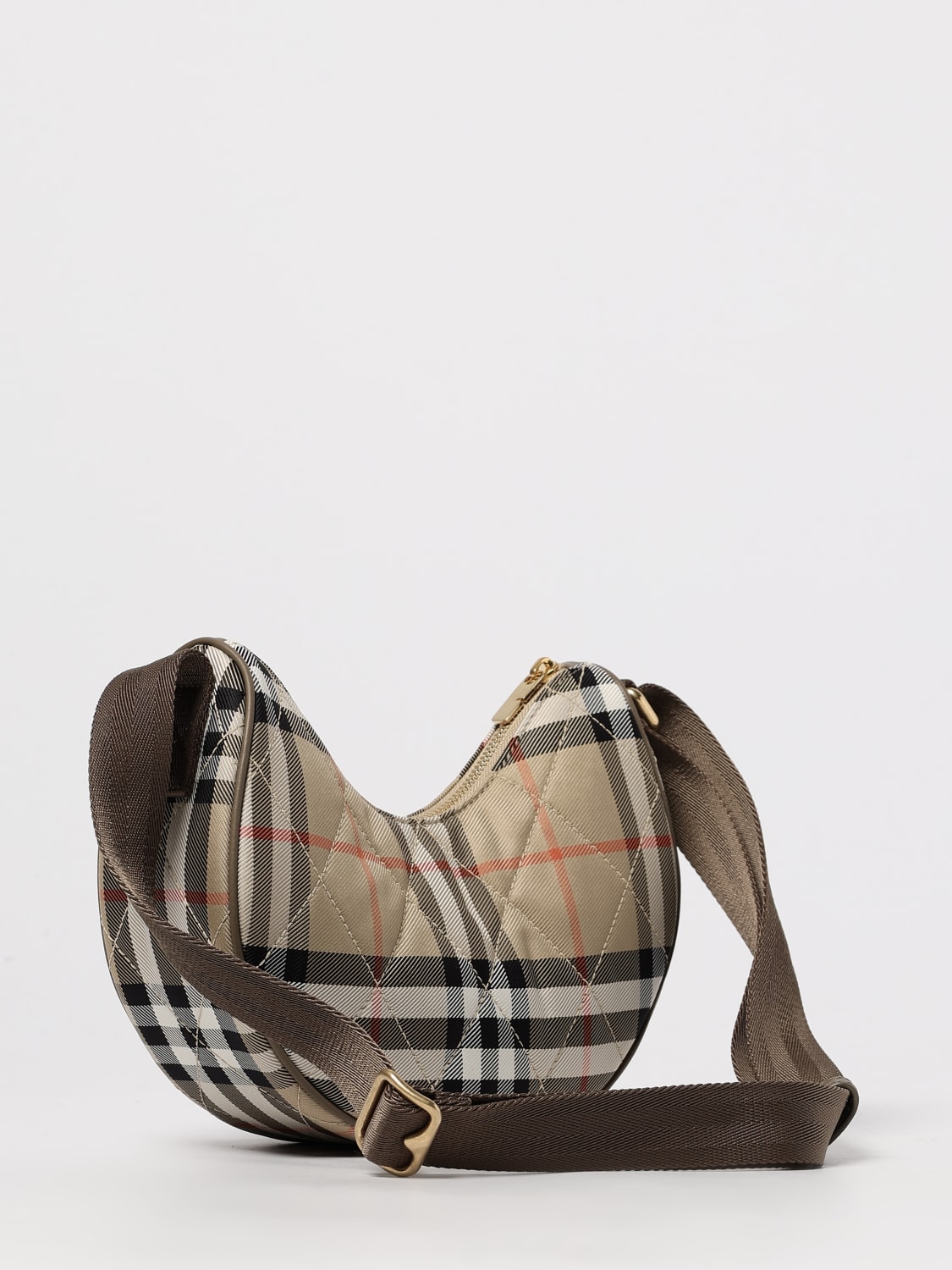 BURBERRY MINI BAG: Shoulder bag woman Burberry, Earth - Img 3