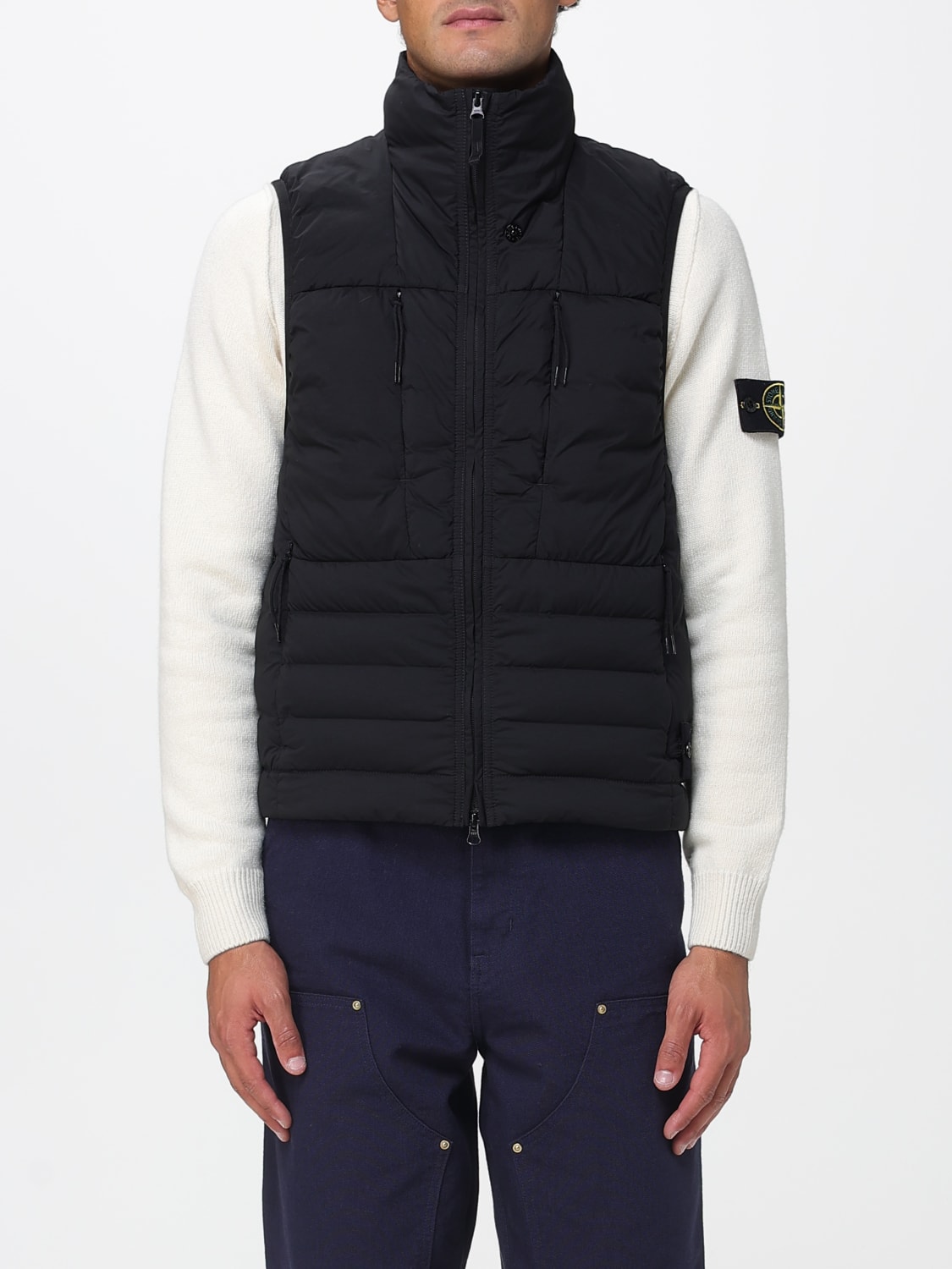 STONE ISLAND SUIT VEST: Suit vest men Stone Island, Black - Img 1