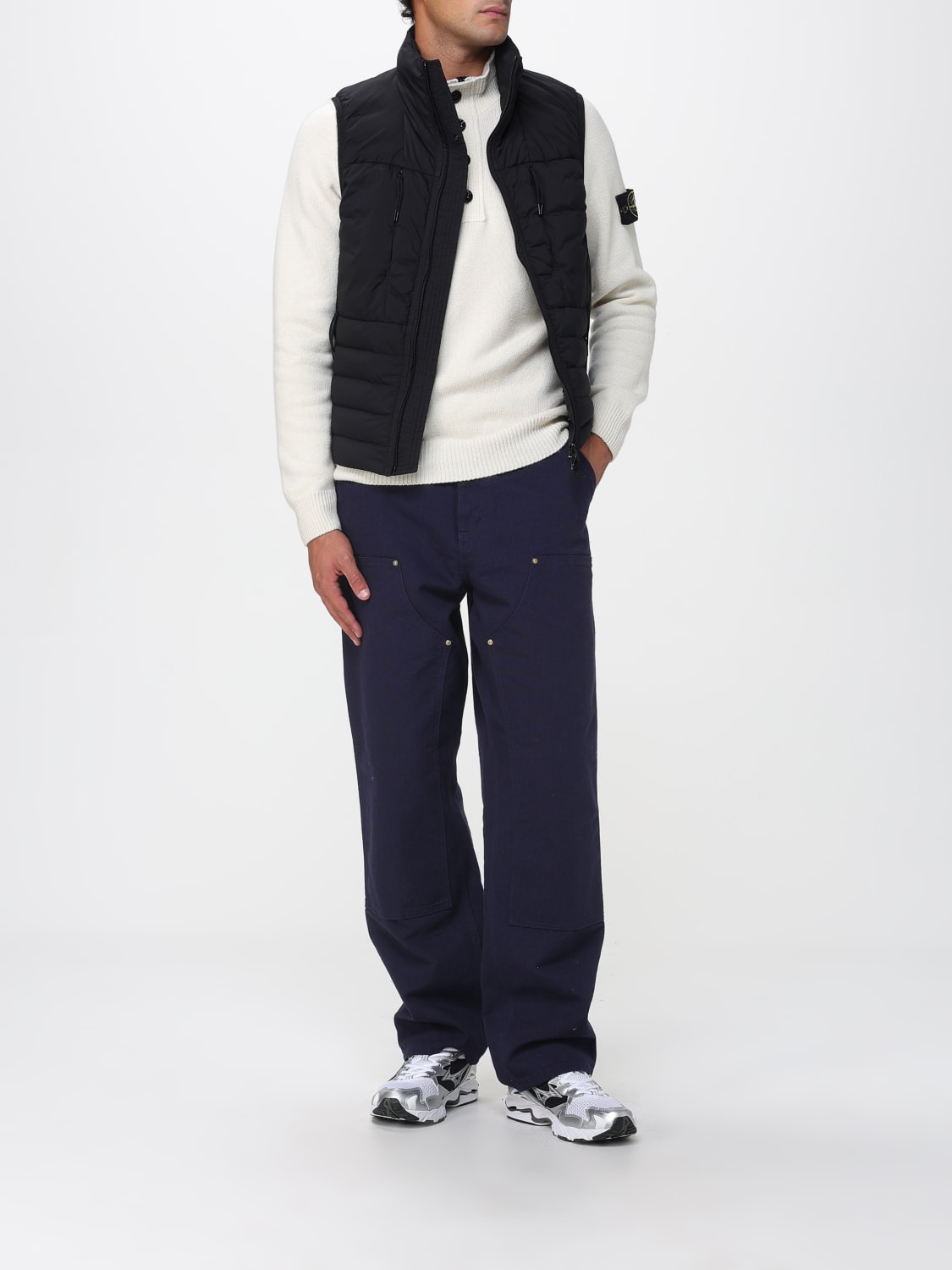 STONE ISLAND SUIT VEST: Suit vest men Stone Island, Black - Img 2