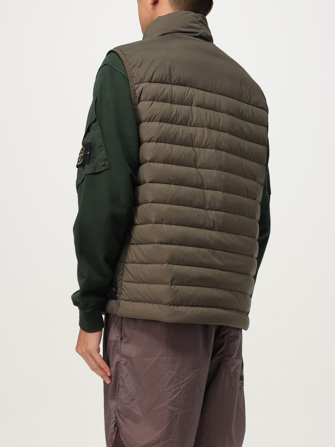 STONE ISLAND WESTE: Weste herren Stone Island, Grün - Img 3