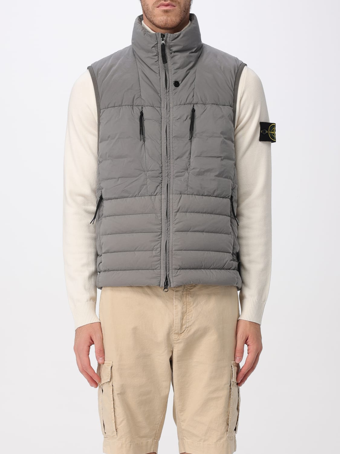 STONE ISLAND SUIT VEST: Suit vest men Stone Island, Grey - Img 1