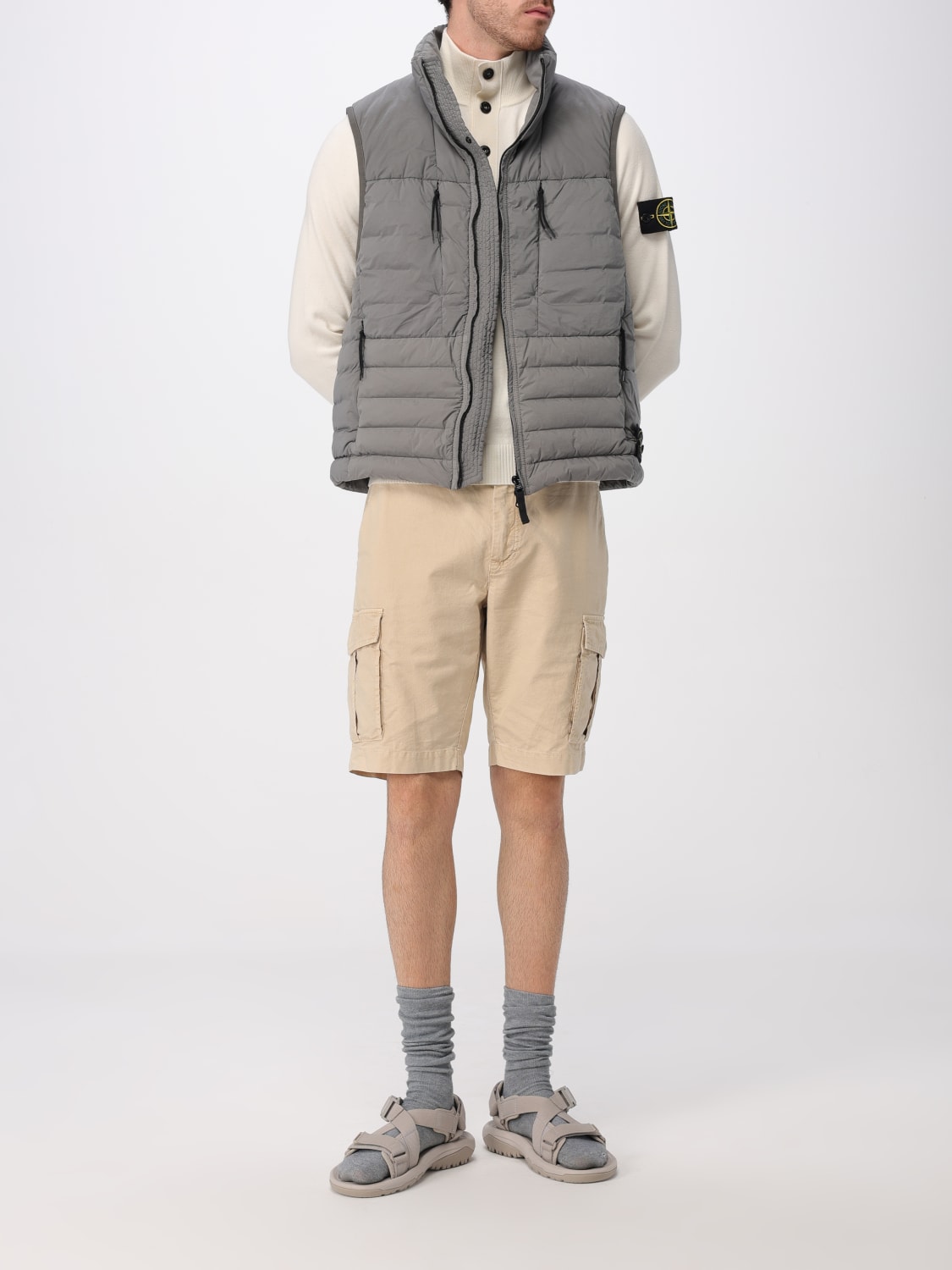 STONE ISLAND SUIT VEST: Suit vest men Stone Island, Grey - Img 2