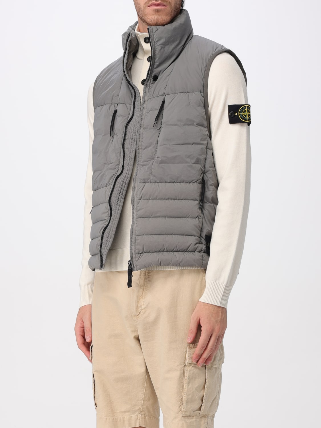 STONE ISLAND SUIT VEST: Suit vest men Stone Island, Grey - Img 4