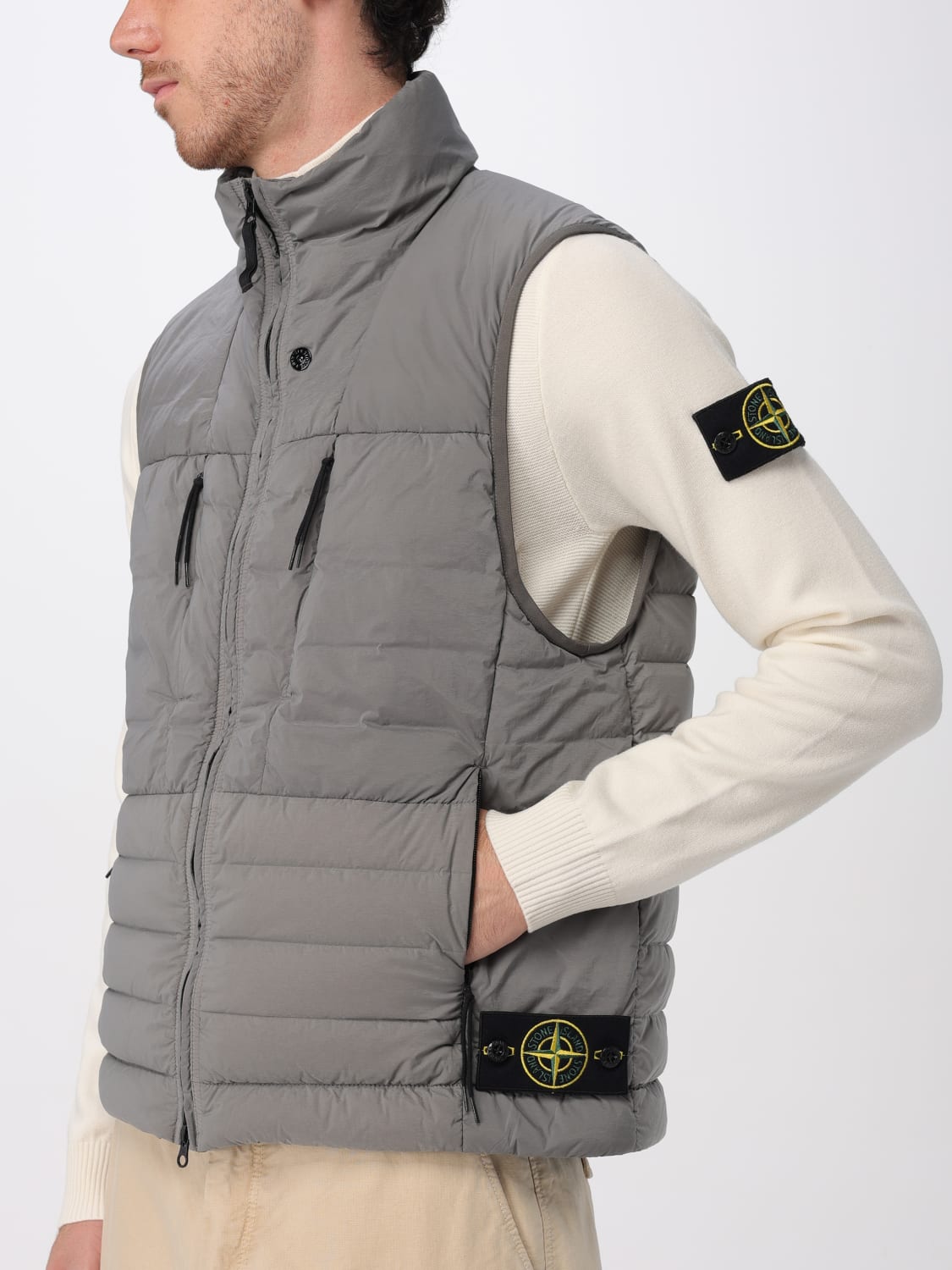 STONE ISLAND SUIT VEST: Suit vest men Stone Island, Grey - Img 5