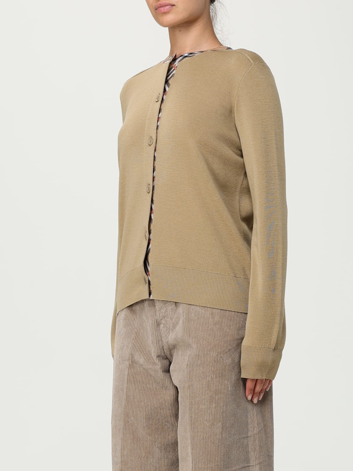 BURBERRY SWEATER: Sweater woman Burberry, Beige - Img 4