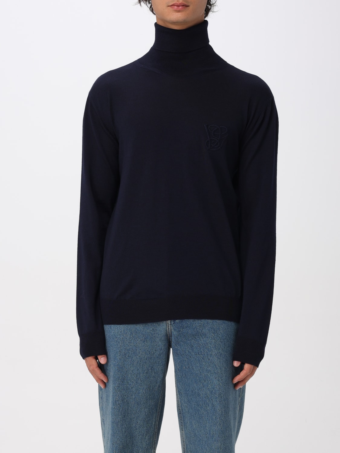 VALENTINO SWEATER: Sweater men Valentino, Blue - Img 1