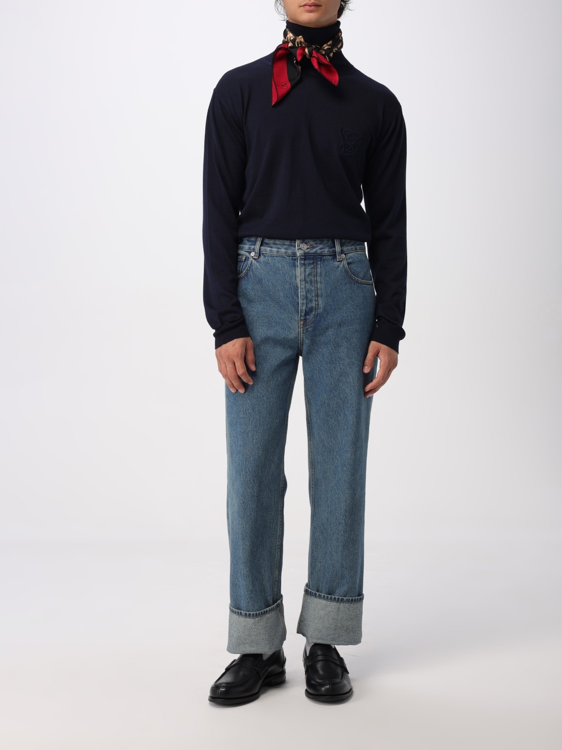 VALENTINO SWEATER: Sweater men Valentino, Blue - Img 2